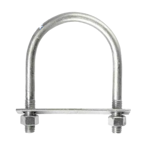 Boulons en U en acier inoxydable de marque WISINE, norme DIN, avec rondelles et écrous, finition brute, tailles M3-M530, grade 4.8-12.9, longueur 12mm - Product Image 3