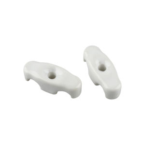 Clips de câble noir en porcelaine vintage-Supports de fil en céramique rétro pour câblage mural et <span class=keywords><strong>plafond</strong></span> - Product Image 4