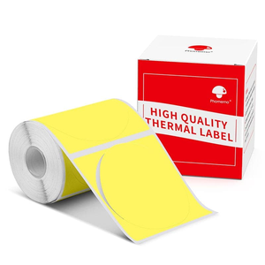 Nhà sản xuất nhãn bỏ túi phomemo 50x50mm nhãn tròn 1 cuộn giấy dán cho máy <span class=keywords><strong>in</strong></span> nhãn mã vạch M110/ M120/ M200/ M220/M221 - Product Image 5