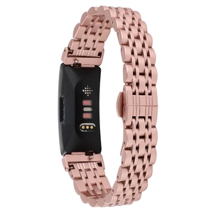 En Acier inoxydable en métal sept perle <span class=keywords><strong>bracelet</strong></span> pour <span class=keywords><strong>Fitbit</strong></span> inspirer/<span class=keywords><strong>Fitbit</strong></span> Inspirer RH - Product Image 2