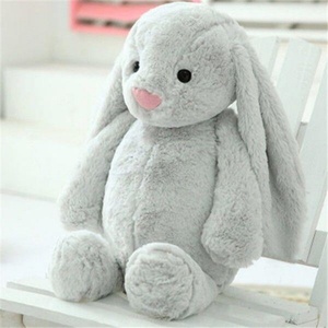 Peluche de Conejo de Pascua, Suave, Kawaii, Lindo, Muñeco de Peluche de Conejo con Orejas Largas, Juguete de Peluche de Animal de Peluche - Product Image 1