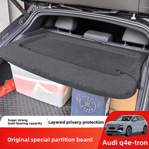 Pour <span class=keywords><strong>Audi</strong></span> <span class=keywords><strong>Q4</strong></span> <span class=keywords><strong>E</strong></span>-<span class=keywords><strong>tron</strong></span> : Cache-coffre arrière, cache-bagages, séparateur de rangement intérieur, accessoires de modification - Product Image 2
