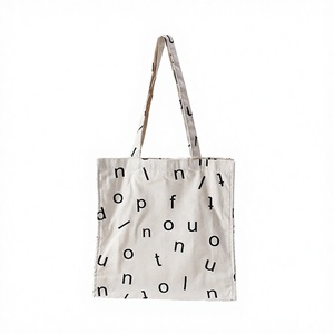 Bolsa de Compras Grande a Rayas de Algodón 100% Orgánico, Cosida a la Francesa, con Estampado Completo y Bolsillos Interiores, Venta al Por Mayor - Product Image 3