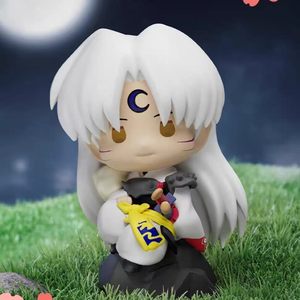 Nueva Caja Sorpresa 100% Auténtica de la Serie Inuyasha Sentado, Adorables Mini Figuras de Anime, Juguetes, Adornos de Escritorio, Edades 14+ - Product Image 6