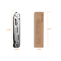 WELLFLYER MUPL-111 de haute qualité multifonctionnel couteau ciseaux pliable polyvalent Portable d'urgence survie ouvre-bouteille