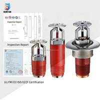 Prix usine Têtes de sprinklers FM flexibles à réponse rapide pour système d'extinction d'incendie automatique, prévention d'incendie par eau, têtes de sprinklers AI pour bâtiments