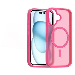 Suitable for iPhone 17 phone case, semi-transparent matte texture, magnetic full-cover shockproof phone protective case - Product Image 1