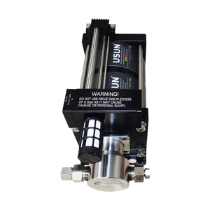 USUN Marken modell: 2 AH512 Doppel getriebene luft getriebene hydraulische Druck prüf pumpe mit hohem Durchfluss für Berst prüfmaschinen - Product Image 2