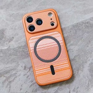 เคสโทรศัพท์มือถือเนื้อคาร์บอนไฟเบอร์แม่เหล็กคุณภาพสูงสำหรับ iPhone 17 Pro Max 17 Air 16 PLUS เคสหนังกันกระแทกด้านหลัง - Product Image 2