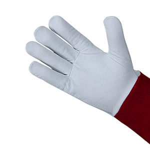 Guantes de soldadura de piel de cabra de primera calidad resistentes al calor, ligeros y naturales, en venta. - Product Image 3