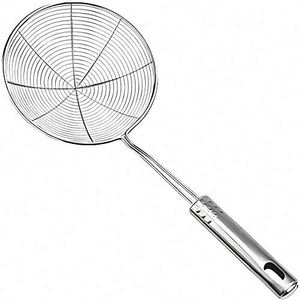 Factory Price Stainless Steel Oil Strainer Fried Food Colander <b>Kitchen</b> Skimmer Spoon <b>Gadgets</b> Utensils Cooking Wire Mesh Strainer - Product Image 1