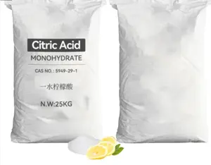 购买中国25千克散装酸柠檬酸Ensign品牌粉末价格食品级无水一水柠檬酸