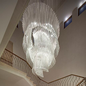 Lustre Led suspendu en cristal au design moderne, éclairage d'intérieur, luminaire décoratif de plafond, couleur jaune or, idéal pour une chambre à coucher - Product Image 2