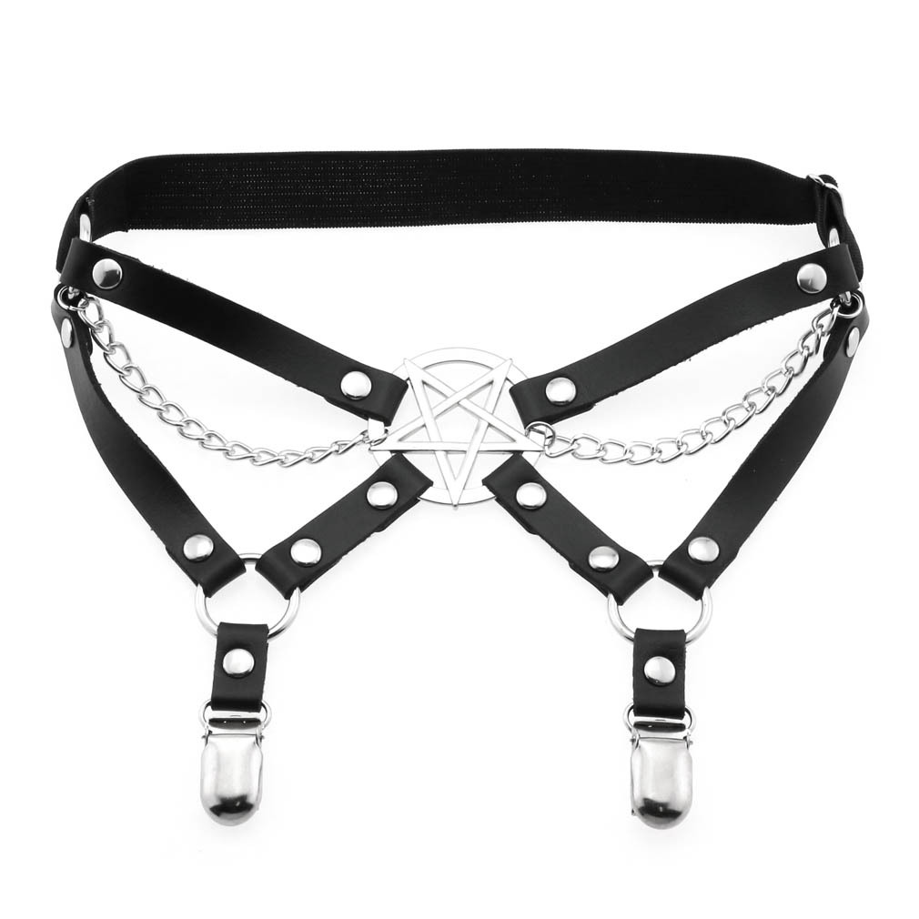 Sexy Women in Garters - Goth Garter Belt & Harness Stockings Sexy Women in Garters - Goth Garter Belt & Harness Stockings
