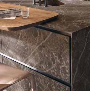 Set Completo di <span class=keywords><strong>Cucina</strong></span> Personalizzata Design Antico Mobili Modulari di Lusso con <span class=keywords><strong>Isola</strong></span> Piano di Lavoro <span class=keywords><strong>in</strong></span> Marmo Pannello Porta <span class=keywords><strong>in</strong></span> Acrilico - Product Image 5