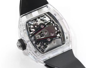 La montre automatique mécanique de luxe pour homme 3802 de qualité supérieure avec boîtier en cristal en forme de barillet se vend bien - Product Image 5