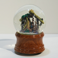 Catholique Sainte Boule De Cristal Résine Ornement Décoration Artisanat Religieux Jésus Résine Boule De Cristal Artisanat Religieux