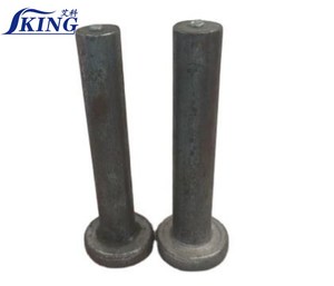 Boulons à souder Iking en acier au carbone ASTM A193 B7, goujons CNC Pro Spot DIN 32501 de 50 mm et 100 mm pour la construction en acier - Product Image 1