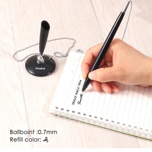 Bolígrafo de Plástico y <span class=keywords><strong>Metal</strong></span> Foska para Oficina, Recepción, Banco, Trabajo, Vestíbulos de Hotel, Tiendas Minoristas, Hogar, Regreso a Clases - Product Image 4