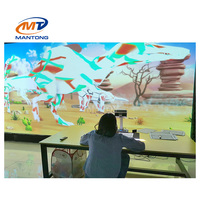 Logiciel de projection murale AR grand écran 3D Jeux de peinture interactifs Dessin interactif pour enfants Projection murale