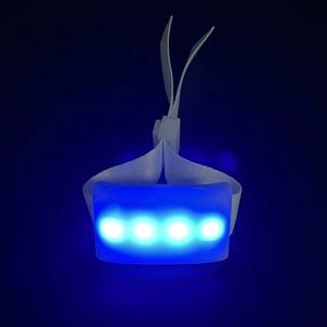 4 dây đeo cổ tay sáng hơn nhấn nút để điều khiển Vòng đeo tay để ánh sáng DMX điều khiển từ xa dẫn vòng đeo tay với vải polyester - Product Image 5