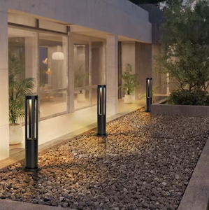 Lampu Bollard LED Aluminium AC Tahan Air IP65 untuk Taman - Product Image 3