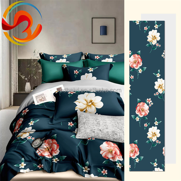 Textiles Baiyi, venta al por mayor, diseños de flores, tela - Main Image