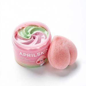 April Skin Pink Aloe Pack Cleanser 120g Nettoyant visage tout-en-un pour tous types de peau - Product Image 2