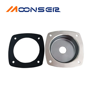 Soporte para interruptor de parada de emergencia MoonsEir de acero inoxidable, cabeza redonda, sin iluminación, para grupo electrógeno diésel - Product Image 2