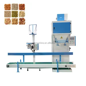 Высококачественная автоматическая машина для розлива фасоли, орехи, гранулы, 5-50 кг, упаковочная машина для гранул для производственных линий
