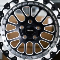 Jantes en aluminium forgé HTOR 18x10 19x11 5x112 pour course de dragster, jantes noires à finition usinée, personnalisées pour Audi RS3 RS4 RS5 S4 S5 TTRS