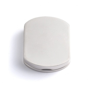 Hot Sale Exquisite High Quality Silver Embossed Logo Metal Solid <b>Perfume</b> Box Container - Product Image 6