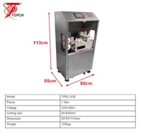 Barre de savon entièrement automatique, Machine de découpe électrique, Machine de fabrication de savon de toilette