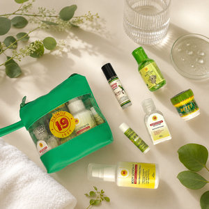 Kit complet de soins corporels portables à l'acide hyaluronique avec formule de défense cutanée hydratante quotidienne pour les voyages - Product Image 1