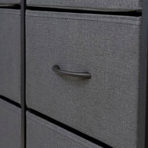 Commode autoportante moderne en tissu pour salon, durable, avec panneaux en MDF et acier inoxydable, en pin, disponible en plusieurs couleurs - Fournisseur en gros - Product Image 5
