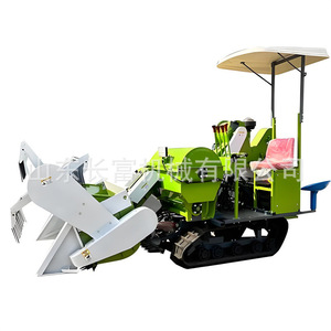 Mini Cosechadora de Arroz con Transmisión por Engranajes, Cosechadora de Granos de Arroz Verde de Alta Productividad - Product Image 3