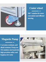 Machine de remplissage semi-automatique à deux têtes pour fûts d'huile avec servomoteur PLC, machine d'emballage pour seaux de peinture de 25 L