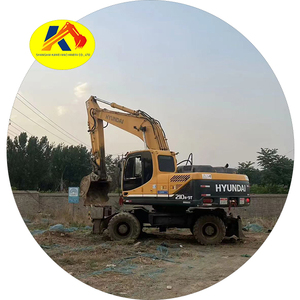 Excavadora Usada en Venta, 21 Toneladas, Excavadora de Ruedas HYUNDAI R210W-9 210W-9 210 210-9 para Construcción, Original de Corea - Product Image 1
