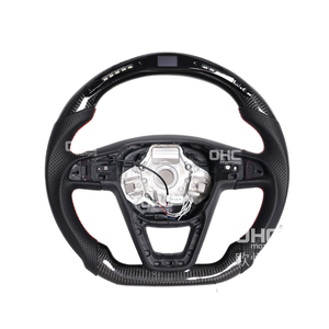 Volante de Carbono Personalizado para <span class=keywords><strong>Seat</strong></span> Leon, Volante de Fibra de Carbono, <span class=keywords><strong>Cupra</strong></span> 2016 2013 2014 2015 2017 <span class=keywords><strong>2018</strong></span> 2019 - Product Image 5