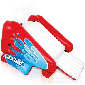 Toboggan aquatique gonflable pour enfants et adultes, structure de jeux pour piscine, toboggan en PVC, jouet de piscine pour le plaisir en plein air - Product Image 4