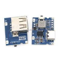 ZOPRO 5V2A/2.4A Charge/décharge Module de charge de batterie au Lithium carte abaisseur type-c entrée/sortie normalement ouverte