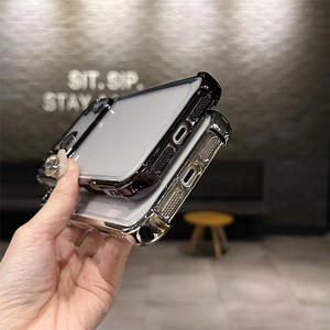 เคสโทรศัพท์ TPU ใสเคลือบขอบกันกระแทกพร้อมอุปกรณ์ป้องกันเลนส์สำหรับ iPhone 17 PRO MAX 16 15 14 - Product Image 5