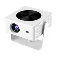 Projecteur LCD Cloud-Mount intelligent 4K Android 14 multifonctionnel portable avec fonction de mise en miroir d'écran pour camping en extérieur