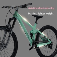 Vélo de montagne Watchdog 2 Alaska à suspension souple, fourche à air, frein à huile à quatre pistons, cadre en alliage d'aluminium, absorption des chocs, moyeu ECC