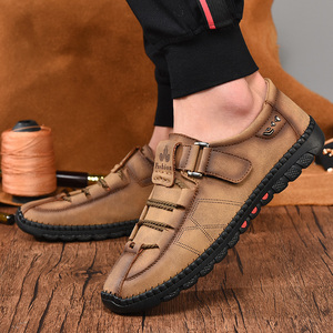 Zapatos Casuales de Vestir para Hombre DianSen 921, Oxfords, Zapatillas de Cuero Hechas a Mano, Mocasines, Tallas Grandes 39-47, Transpirables, Sin Cordones, Estilo Náutico - Product Image 5
