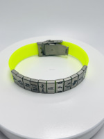 Bracelet d'identification élégant en acier inoxydable avec motif papillon, accessoire de mode unisexe, prévient la perte