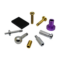 Placa de Fijación de Aluminio Mecanizada por CNC Personalizada, Espaciador Moleteado, Tornillo de Hombro, Piezas de Torneado y Fresado de Precisión