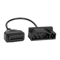 Cable Adaptador OBD2 para Ford, de 7 Pines OBD1 a 16 Pines OBD2, Cable de Diagnóstico, Compatible con Vehículos Ford con Conector de 7 Pines