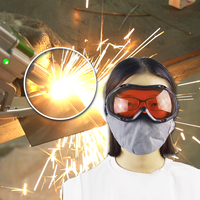 Lunettes de protection laser robustes pour systèmes de soudage et de découpe au laser à fibre