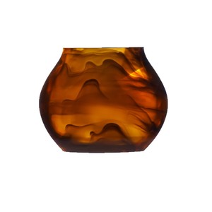 Vase en acrylique au design artistique moderne pour la décoration de la maison, arrangement de fleurs dans le salon, style aquarelle, surface polie - Product Image 1